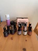 Pink Gellac starter set + 8 kleuren, Sieraden, Tassen en Uiterlijk, Uiterlijk | Cosmetica en Make-up, Ophalen of Verzenden, Gebruikt