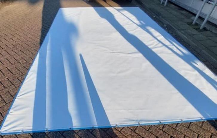 Grondzeil / Afdekzeil waterdicht 5 bij 3 stevige kwaliteit, Caravans en Kamperen, Kampeeraccessoires, Gebruikt, Ophalen