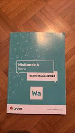 Wiskunde A HAVO examenbundel 2020, Ophalen of Verzenden, Zo goed als nieuw