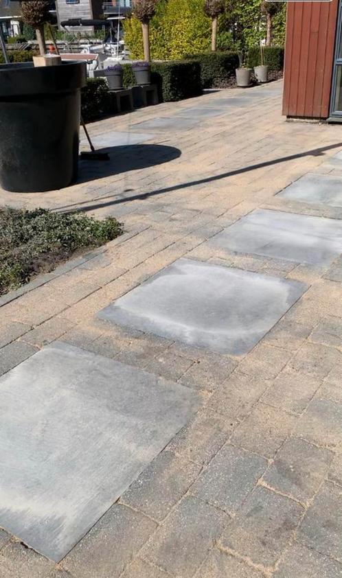 Terras reinigen, tuin tegels schoonmaken hogedruk, Tuin en Terras, Tegels en Klinkers, Nieuw, Klinkers, Beton, 10 m² of meer, Ophalen of Verzenden