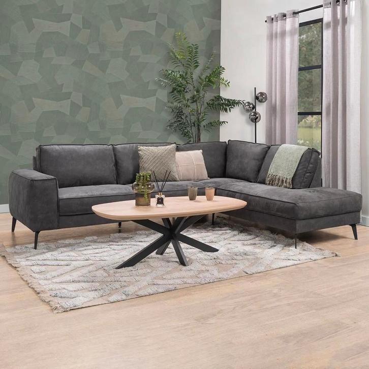 Haco hoekbank Manchester Chaise Longue 290x210cm, Huis en Inrichting, Banken | Sofa's en Chaises Longues, Nieuw, Vierpersoons of meer