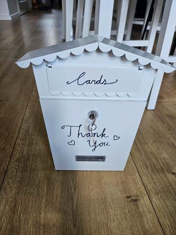Brievenbus voor trouwkaarten cadeau bruiloft beschikbaar voor biedingen
