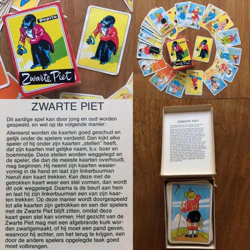 Zwarte Pieten oud Hollands kaartspel spel Papita vintage '50, Antiek en Kunst, Antiek | Speelgoed, Ophalen of Verzenden