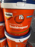 Voortstrijk alabastine, Doe-het-zelf en Verbouw, Verf, Beits en Lak, Ophalen, 5 tot 10 liter, Wit, Nieuw