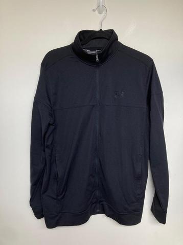 Under Armour full zip jacket vest maat L zwart beschikbaar voor biedingen