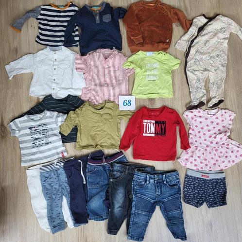 maat 68. 19 stuks merk-babykleren (vooral voor jongen), Kinderen en Baby's, Babykleding | Baby-kledingpakketten, Zo goed als nieuw
