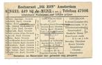 Amsterdam -kaart met reclame -Vue dans le parc, Noord-Holland, Ongelopen, Voor 1920, Verzenden