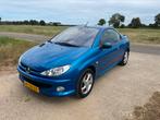 Peugeot 206 1.6 16V CC 2005 Blauw, Auto's, Voorwielaandrijving, 4 cilinders, Cabriolet, Handgeschakeld