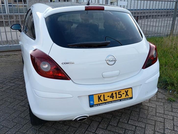 Opel Corsa 1.4 64KW 3D 2012 Wit,, Auto's, Opel, Particulier, Corsa, ABS, Airbags, Airconditioning, Centrale vergrendeling, Elektrische buitenspiegels
