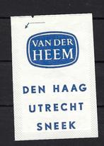 527 Den Haag-Utrecht-Sneek VAN DER HEEM, Ophalen of Verzenden, Nederland