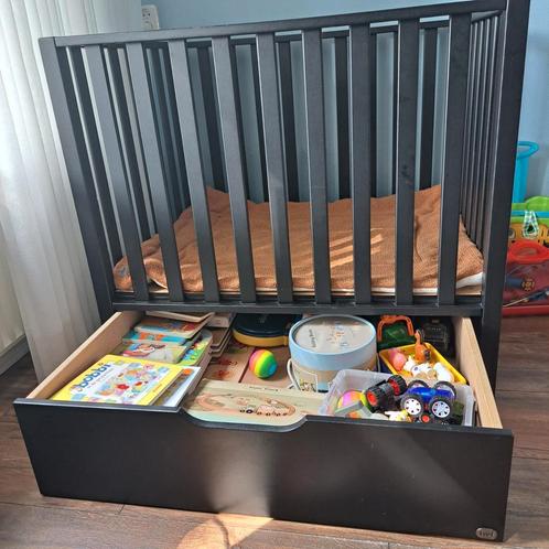 TWF Box Bas met Lade – Mat Zwart, Kinderen en Baby's, Boxen, Gebruikt, Lade, Ophalen