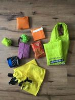 10 handige opvouwbare tasjes. 1 koop., Ophalen of Verzenden, Zo goed als nieuw