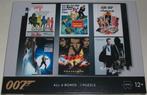 Puzzel *** ALL 6 BONDS *** 1000 stukjes James Bond 007, Ophalen of Verzenden, 500 t/m 1500 stukjes, Zo goed als nieuw, Legpuzzel