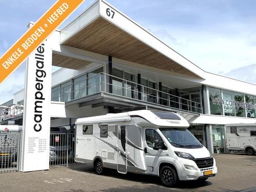 Mobilvetta Design KEA P65 ENKELE BEDDEN + HEFBED XXL GARAGE, Caravans en Kamperen, Campers, Bedrijf, tot en met 4, Half-integraal