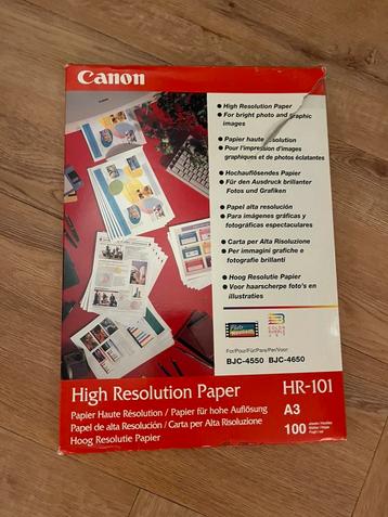 Canon a3 hogj gloss papier 100 vel beschikbaar voor biedingen