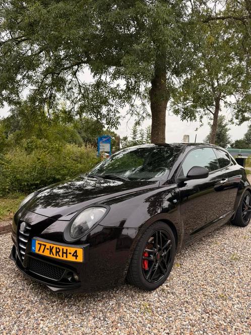 Alfa Romeo MiTo 1.4 Turbo 114KW 2010 Zwart, Auto's, Alfa Romeo, Particulier, MiTo, Benzine, D, Hatchback, Handgeschakeld, Origineel Nederlands
