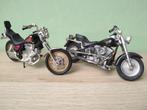 2 x Harley Davidson Motoren 1:18 Maisto, Ophalen of Verzenden, Gebruikt, Motor, Maisto