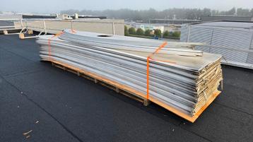 Gebruikte Polycarbonaat Lichtplaten - Restpartij 4,6m lang  beschikbaar voor biedingen