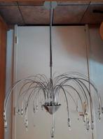 Chroom led Lamp in hoogte verstelbaar., Ophalen of Verzenden, Zo goed als nieuw, Metaal