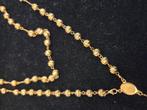 14 k gouden rozenkrans ketting 24,4 gram 60 cm, Sieraden, Tassen en Uiterlijk, Kettingen, Ophalen of Verzenden, Nieuw, Goud, Goud