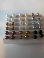 Set van 36 oorbellen diverse kleuren, leuke markthandel, Sieraden, Tassen en Uiterlijk, Ringen, Overige kleuren, Nieuw, Dame, IJzer of Staal