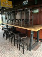 Thonet barkrukken met sta/bartafel, Huis en Inrichting, Barkrukken, 5 krukken of meer, Ophalen, 60 tot 90 cm