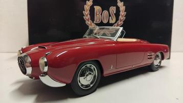 Lancia convertible darkred BOS Models 1:18 KRD beschikbaar voor biedingen