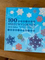 100 sneeuwvlokken om te haken, Ophalen of Verzenden, Zo goed als nieuw, Haken, Patroon of Boek