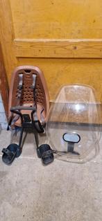 Thule Yepp Fietsstoeltje + Windscherm - Gebruikt, Fietsen en Brommers, Fietsaccessoires | Fietsstoeltjes, Ophalen, Achterzitje