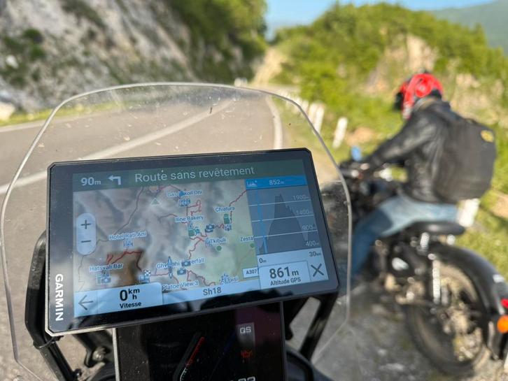 Garmin en Tripy GPS-houder YAMAHA TENERE T7 WR, Motoren, Accessoires | Navigatiesystemen, Gebruikt, Ophalen of Verzenden