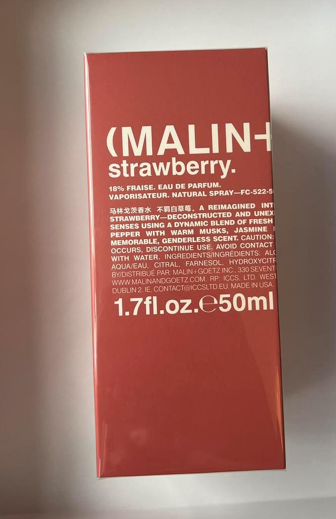 Malin+Goetz Strawberry eau de parfum, Sieraden, Tassen en Uiterlijk, Uiterlijk | Parfum, Zo goed als nieuw, Ophalen of Verzenden