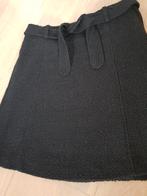 Leuk Zwart wollen rokje met knoopceintuur gevoerd H&M i, Maat 38/40 (M), H&M, Zwart, Ophalen of Verzenden
