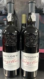 2 flessen 2001 Taylor's Vintage Port Quinta de Vargellas, Port, Ophalen of Verzenden, Zo goed als nieuw, Vol