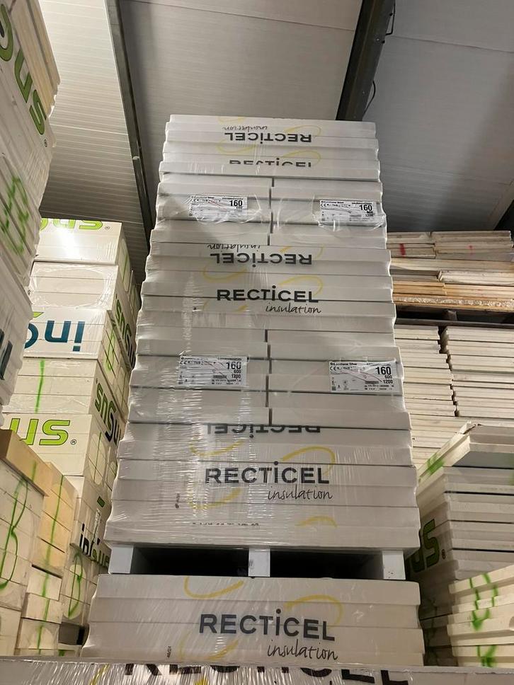 B keus pir 120 mm en 160 mm alu tand groef 60x120cm, Doe-het-zelf en Verbouw, Isolatie en Afdichting, Nieuw, Hardschuim (Pir)