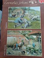 Cornelis Jetses Puzzelset - 2 stuks 1000 stukjes, Ophalen of Verzenden, 500 t/m 1500 stukjes, Zo goed als nieuw, Legpuzzel