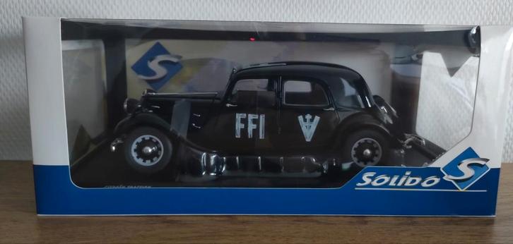 Citroën Traction 1:18 Schaalmodel, Hobby en Vrije tijd, Modelauto's | 1:18, Nieuw, Auto, Solido, Ophalen of Verzenden