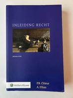 Inleiding Recht, 8e druk, Boeken, P.B. Cliteur, Verzenden, Alpha, WO