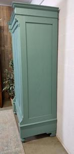 Demontabele eiken eendeurs kast kledingkast servieskast, Antiek en Kunst, Antiek | Meubels | Kasten, Ophalen of Verzenden