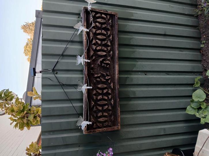 Antieke grote houten gipsmal voor plafond versiering  zie fo, Antiek en Kunst, Kunst | Designobjecten, Ophalen of Verzenden