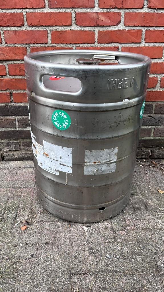 Bierfust 50L RVS, meerdere stuks te koop, Verzamelen, Biermerken, Gebruikt, Overige merken, Ophalen