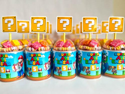 Mario Pringles traktatie, Hobby en Vrije tijd, Feestartikelen, Nieuw, Feestartikel, Verjaardag, Ophalen of Verzenden