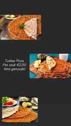 Vers gemaakte Turkse pizza/Lahmacun, Ophalen of Verzenden, Zo goed als nieuw
