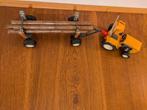 Playmobil tractor met boomstammen aanhangwagen., Kinderen en Baby's, Ophalen of Verzenden, Zo goed als nieuw
