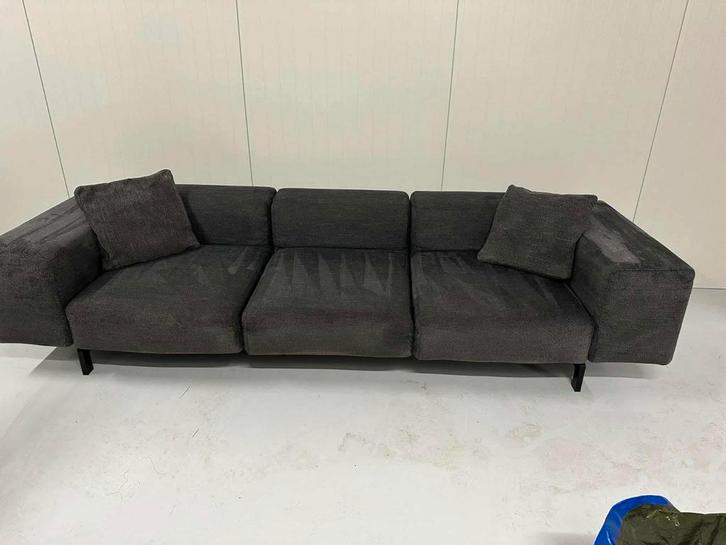 🚚GRATIS LEVERING✅️ kartell 3 zits donkergrijs twv €4778, Huis en Inrichting, Banken | Bankstellen, Zo goed als nieuw, Vierpersoons of meer