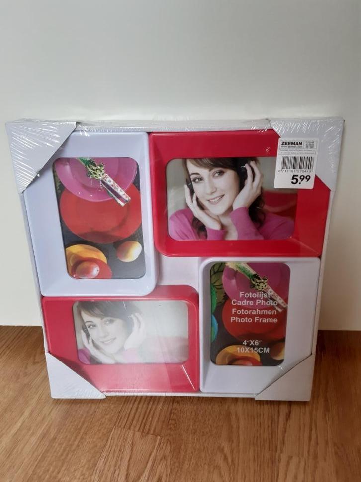 NIEUW  Fotolijst voor 4 foto's, Audio, Tv en Foto, Fotografie | Fotolijsten, Nieuw, Ophalen of Verzenden
