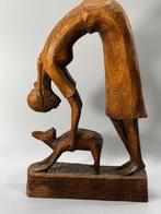 Houtsnijwerk uit Haïti van Roger Francois, Ophalen of Verzenden