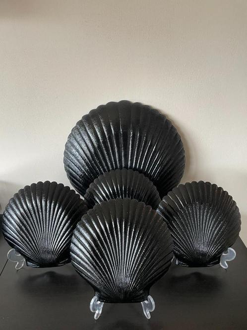 Vintage 5-delige ARCOROC Schelpen Servies Serveerschalen 80s, Huis en Inrichting, Keuken | Servies, Gebruikt, Bord(en), Overige stijlen