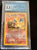 Pokemon Charizard base set, Ophalen of Verzenden, Zo goed als nieuw, Losse kaart, Foil