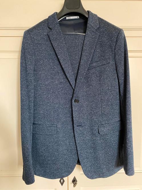 Herenkostuum Zara, Kleding | Heren, Kostuums en Colberts, Nieuw, Maat 48/50 (M), Blauw, Ophalen of Verzenden