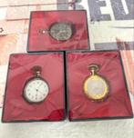 3x vintage horloge zakhorloge zakhorloges zak pocket watch, Ophalen of Verzenden